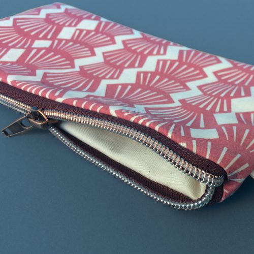 pencil case antique rose