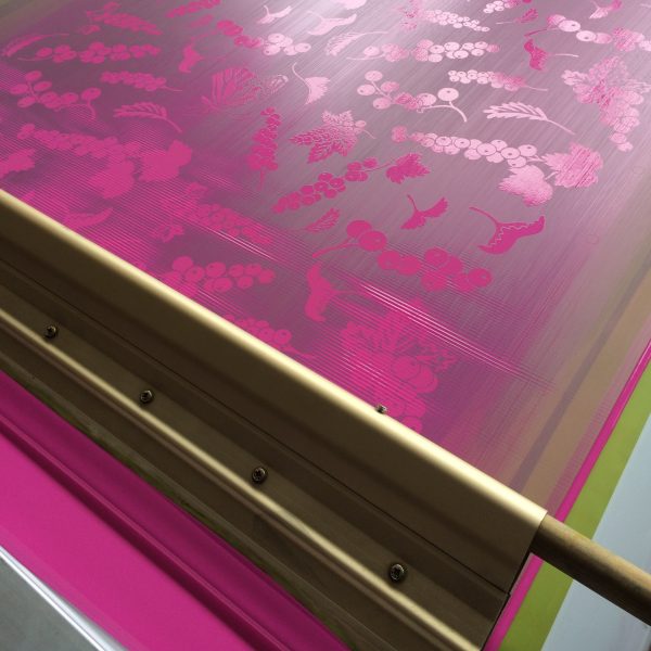 printing the berry yardage