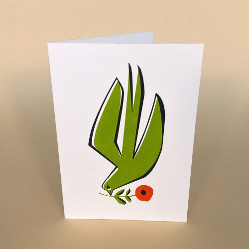 Alternative view of Springtime pigeon