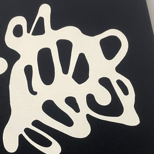 Alternative view of Black canvas - study #06